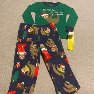 Carter's Pajamas Carters Christmas Holiday Pajamas Jammies - Main Image